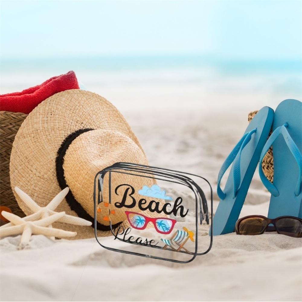 Boutique Beach Please Clear Bag
